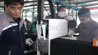 fiber laser  cutting machine 3015DH installation