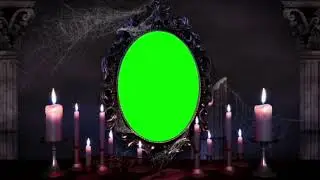 Mirror and car wiping mirror |GREEN SCREEN video|Chroma key video