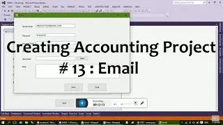 Creating Accounting Project # 13 : Email