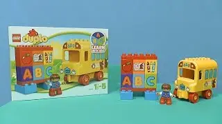 лего дупло школа, школьный автобус  Lego hollow school, school bus