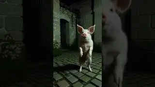 Strange Pig Caught Celebrating on CCTV at 4:26 AM | Night Vision Footage #nighttrap #mouserat #cute