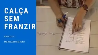 Calça de malha curso modelagem método SM  2/3