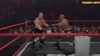 Brock Lesnar vs Goldberg Sabu Match
