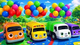 “Wheels on the Bus | Fun Nursery Rhyme for Kids with Sing Along & Colorful Animation!”