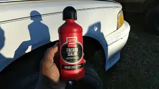 griot's garage boss finishing sealant test on faded white paint job Honda accord wagon