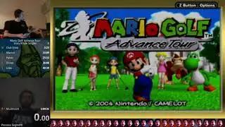 Mario Golf: Advance Tour - Story Mode Singles Speedrun in 1:01:12