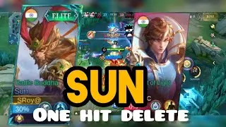 Sun crazy damage one hit delete #mobilelegends #sunmlbb #mlbb 