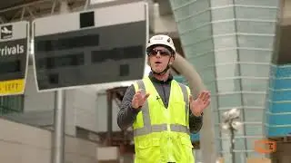 PBI Bridge Setting at IAH Federal Inspection Services Building