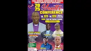 DAY 3 /ELDER ABIUD/ RESPONSIBLE RECREATION & MENTAL HEALTH/ FGCK MUTHATARI YOUTH CONFERENCE /