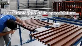 Balconi in alluminio tinta legno.