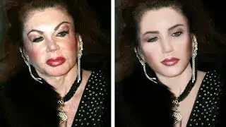 📷 Photoshop Extreme Makeover - From ugly to pretty - Jackie Stallone