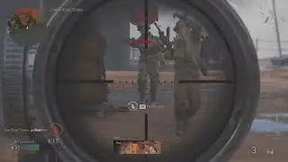 Call of Duty: WWII Triple sniper kill playing Kc