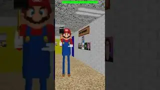 Mario caught me sleeping lol     #baldisbasics #baldisbasicsmod #baldibasics #baldi #baldisbasicmod