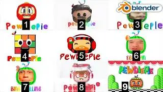 Most Viewed PewDiePie Intros Effects
