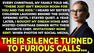 Every Christmas, My Family Told Me, 'There Just Isn't Enough Room for You and the Kids.' I Heard My…