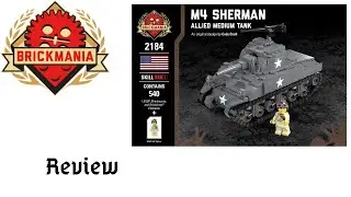 Brickmania&rsquo;s M4 Sherman 2018 model review