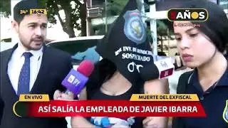 As&iacute; se retiraba la empleada de Javier Ibarra