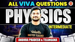 All VIVA Questions | Physics Intermediate | Andhra Pradesh & Telangana | Madhan Sir