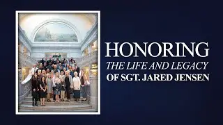 Utah Legislature honors Sgt. Jared Jensen's legacy, service posthumously with citation