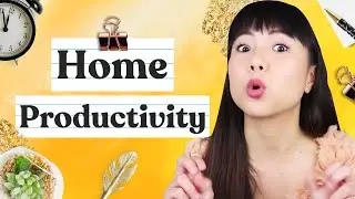 How To Be Productive ⏰ Time Management & Work From Home Tips