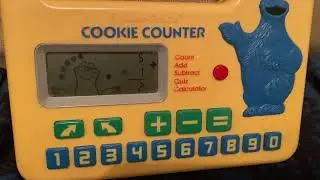 Fisher Price Vintage Cookie Counter Toy from 1985!  #sesamestreettoys #vintagetoys