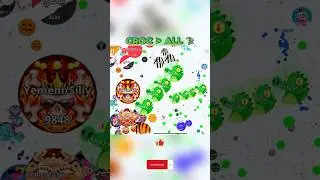CROC VS ALL!! 🐊 #shorts #agario #agarmacro #agariomobile #agariolive