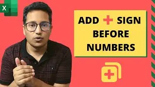 How to Add Plus Sign (+) Before Positive Number in Excel (Easy Custom Formatting Trick)