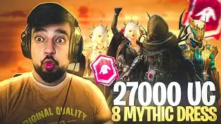 27000 UC 8 MYTHIC Dress 😱Will I Get Mythic Tag In This Crate Opening? - PUBG Mobile