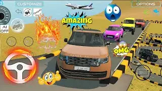 OMG! Renge Rover and Car Stunt on Dangerous Road | Amazing Driving Skills 😱🚗 / #viralvideo #gaming 