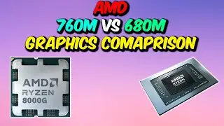 Сравнение производительности видеокарт AMD Radeon 760M и 680M в играх | Настольные APU лучше мини-ПК?