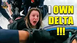 Психопатка Карен устроила хаос, отказавшись покинуть рейс Delta | Карен Мгновенная Карма