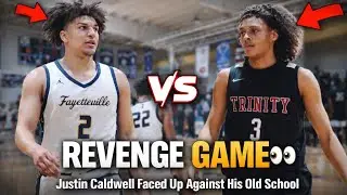 4⭐️ Justin Caldwell & Fayetteville Academy vs His Old School trinity Christian  (Revenge Game!)