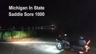 Crossing two grated bridges