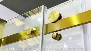 American style large roller shower door#bathroomfurniture #showerdoors #showerpartition