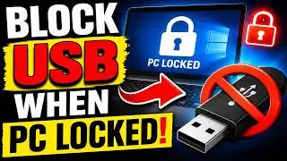 Auto-Block USB Ports When PC Is Locked (Windows 11 Security)