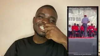 React do General Foge a Tempo em frente do Pr. João Lourenço