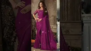 2025 latest party wear sarees designs#saree#style#fashion #bridal #wedding #party#silk #vairalshort