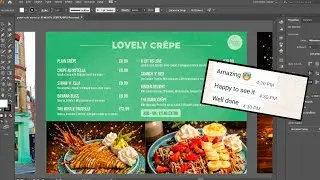Design Book Menu For Restaurant 🇬🇧🇺🇸 || How To Create Modren Menu Card For Restaurants || Menu Board