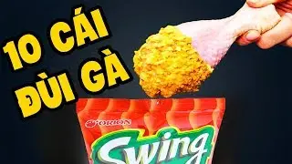 1 BỊCH SNACK vs 10 CÁI ĐÙI GÀ (Oops Banana)