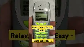 Relax, take it easy Mika ringtone #mika #takeiteasy #easy #relax #nokia #ringtone