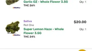 Trulieve roll one (super lemon 🍋 haze) 25%thc 2.7 terps 👅