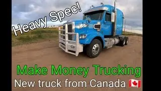 New Semitruck Reveal😁!! Bought a Heavy Spec semitruck from Canada 🇨🇦