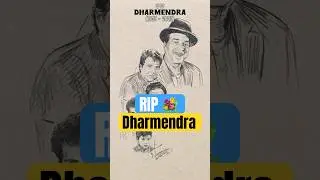 Dharmendra&rsquo;s Life In Pencil, Tribute To Bollywood Legend RIP legend #dharmendra #Rip #PencilDrawing