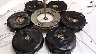 AC propulsion physics, using a tight ring of 6 electromagnetic wire coils