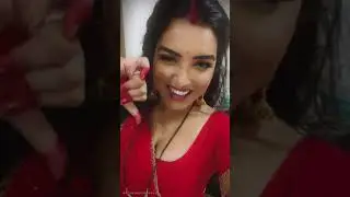 🔥 amrapali dubey kiss shooting 😍 हम कुंवारे में गलती तक कईले बानी बाकी एक बार गंगा नहाए ले बानी।।