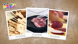Food Show Complete Package: Final Cut Pro X template