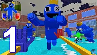 Rainbow Friends Craft: Hide and Seek - Gameplay Walkthrough Part 1 Levels 1-11 Blue (iOS,Android)