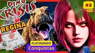 🔴Dino Crisis 1 1999 RetroAchievements dreamcast gameplay Regina conhecendo #2 #retroachievements