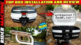 JB Racing 45 liters Top Box to Royal Enfield Thunderbird 350x  || TOP BOX INSTALLATION AND REVIEW