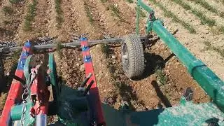 BIO-FarmVLOG#133 20210423 Weizenhacken 60er Dammkultur Turiel